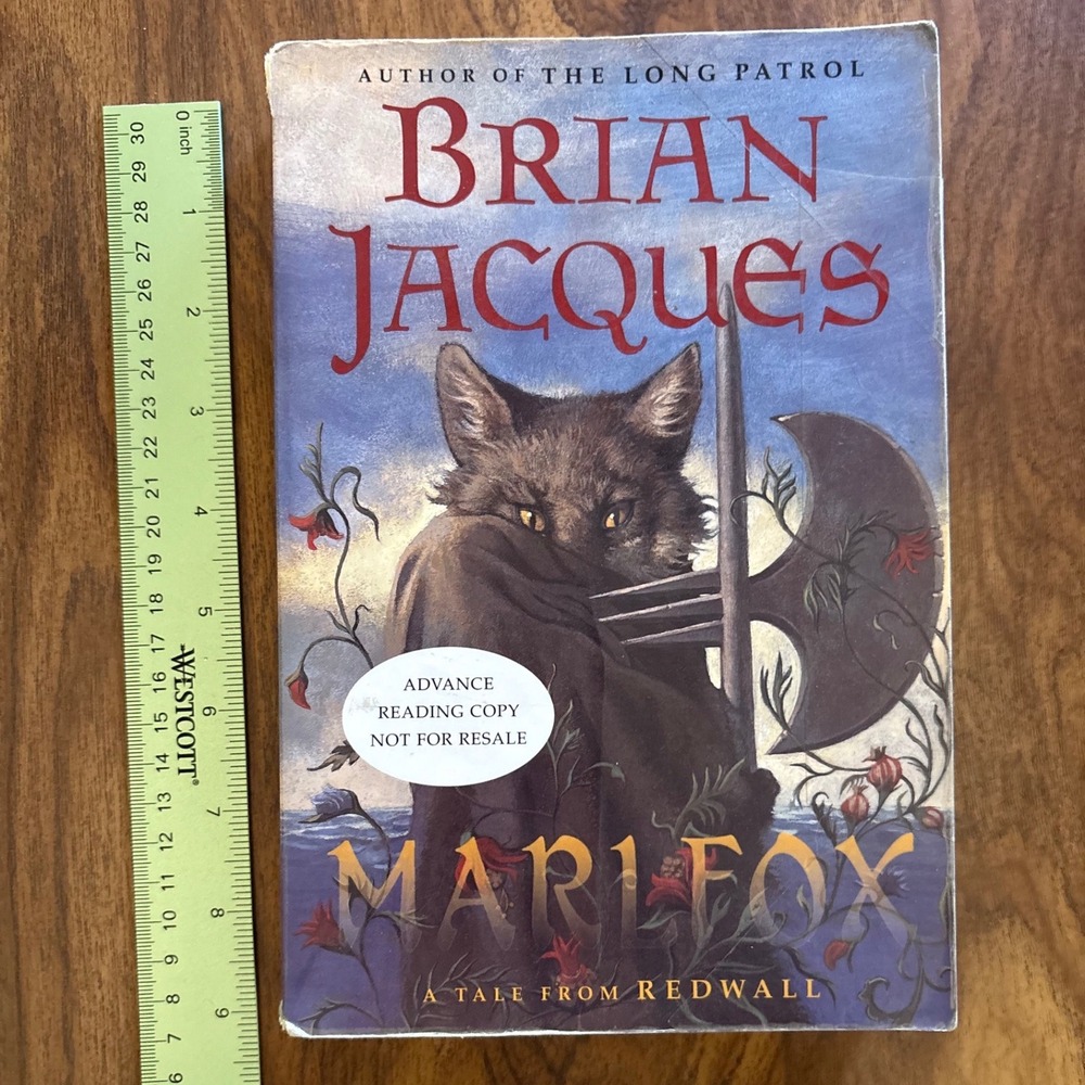 Brian Jacques Marlfox Redwall Series Book 11 Advance Reading Copy ARC 1999 - Picture 2 of 15